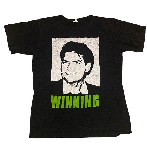 Charlie Sheen Winning T-Shirt - Picture 1 of 3